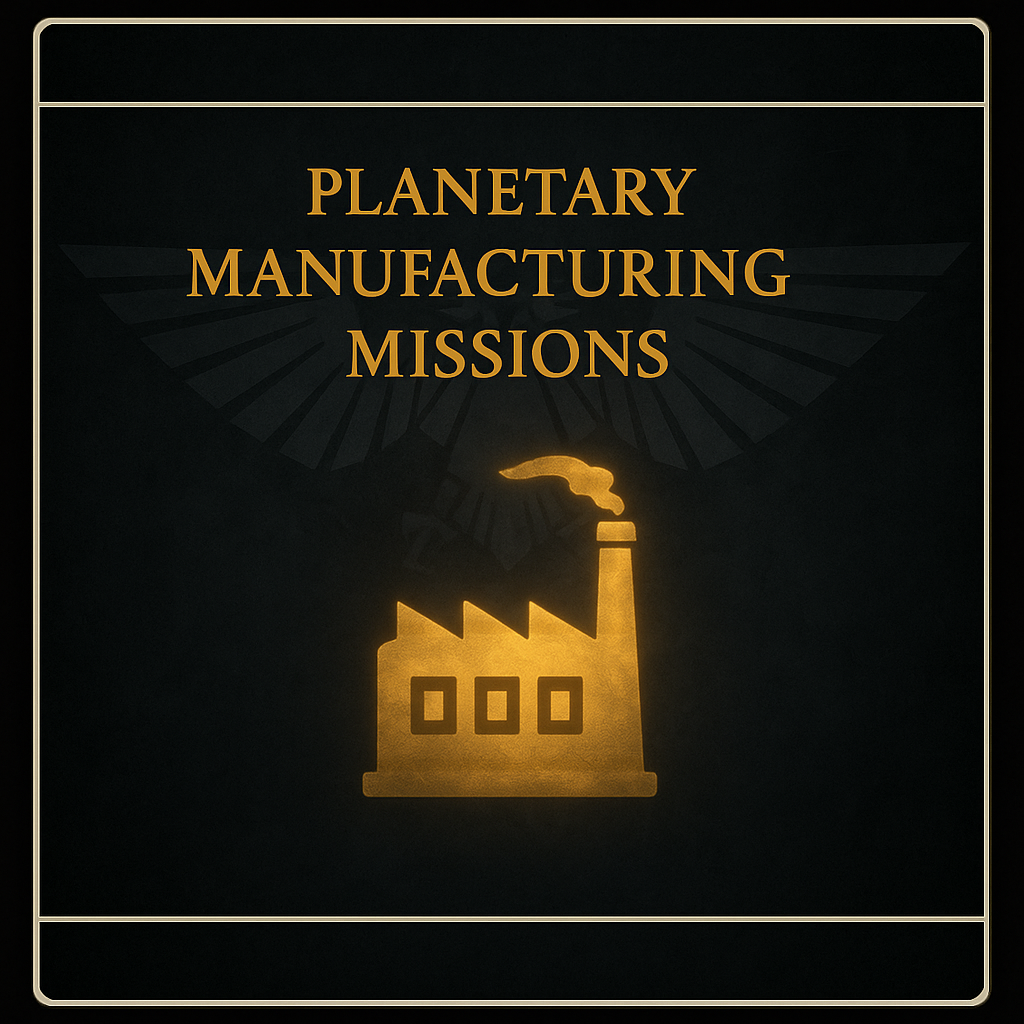 Planetary Manufacturing Missions